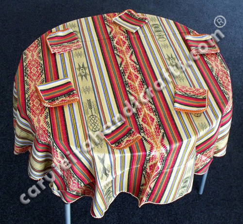 Round set tablecloth