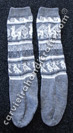 Alpaca socks over-the-knee