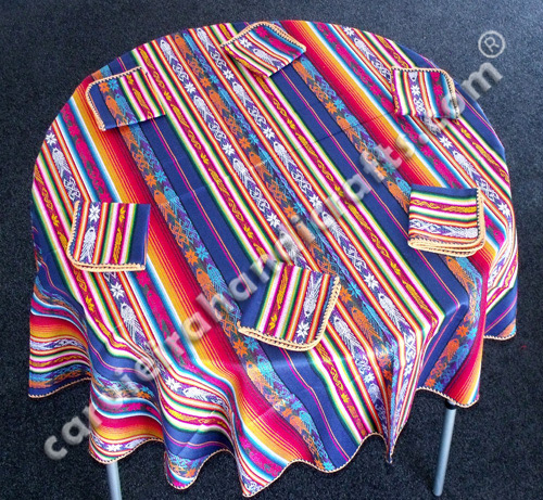 Round set tablecloth