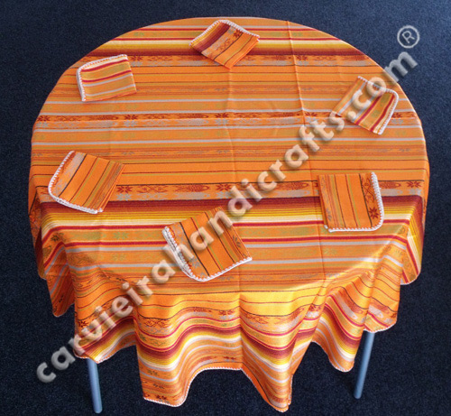 Round set tablecloth