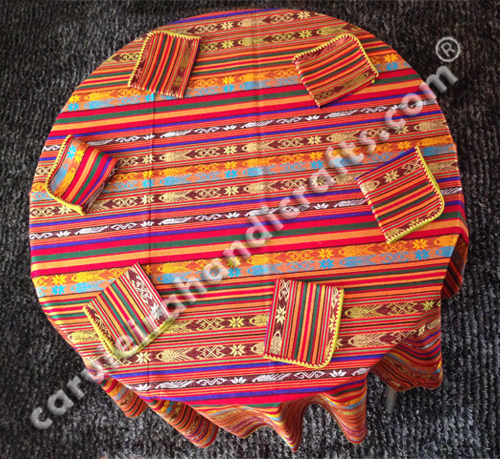 Round set tablecloth